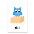2023 20pcs Flash Cards Position Preposition English Learning Cards Early Educational For Children Memory Game Teacher Teaching Aids.