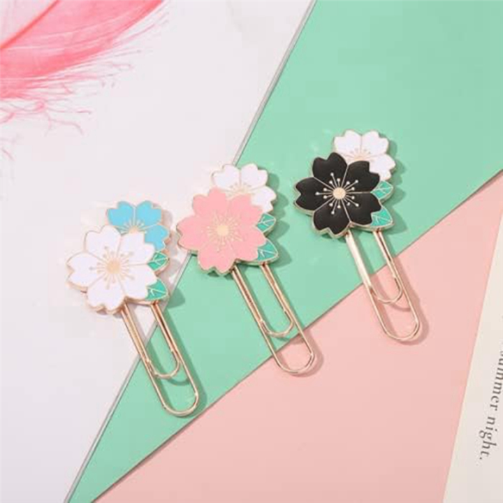 7Pcs%20Cherry%20Blossom%20Paper%20Clips,%20Cute%20Colorful%20Sakura%20Paperclip%20Planner%20Accessories%20for%20Office%20Supplies%20Students%20Marking%20-%20Image%207