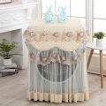 Front Loader Lace Ruffles Floral Washing Machine Cover. 