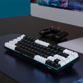 V800 Mechanical Gaming Keyboard LED Backlit Compact 68 Keys Mini Wired Office Keyboard For Laptop PC Gamer.