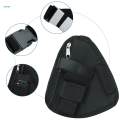 Two Chest Pack Harness Vest Pouch for Climbing Black. 