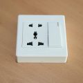 Electric Multi Socket 3 Pin Socket, 2 Pin Socket, MK Socket With Switch.