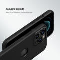 Nillkin ( Apple iPhone 13 Pro ) Hard PC + TPU Case for Apple iPhone 13 Pro Phone Cases Luxury Frosted PC + TPU Hard Protection Back Cover with logo cutout - Black.