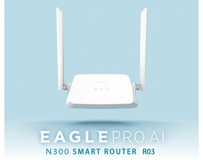 D-Link R03 N300 300mbps 2 Antenna EAGLE PRO AI Smart Router