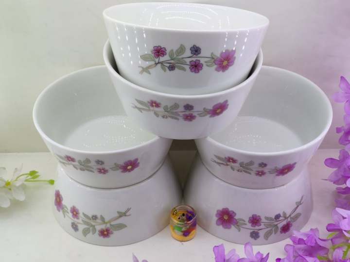6%20Pcs%20Exclusive%20Dinner%20Deep%20Curry%20Bowl%20Set,Soup%20Bowl,Rejala%20Bowl%20Set,Gift%20And%20Home%20Decoration%20-%206%20Pcs%20Ceramic%20Curry%20Bowl/Bati%20White%20With%20Print%20Color.%20Saad%20Kitchen.%20-%20Image%203