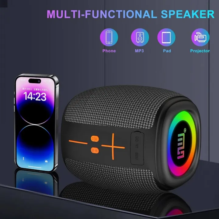 HM-805%20Portable%20Bluetooth%20Speaker%20with%20RGB%20Lights,%20Powerful%20Crystal%20Clear%20Sound,%20IPX4%20Waterproof,%20Bluetooth%205.3,%20TWS%20Paring,%20FM%20Radio,%20Wireless%20Speaker%20for%20Outdoor,%20Gift%20Ideas%20-%20Image%205