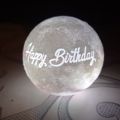Personalized Moon Light ! Customized Moon Light with Photo & Text ! Moon light Lamp USB Plug & Play.