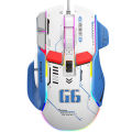 Free Wolf G6 Wired Mechanical Mouse, Macro Programming, RGB Dazzling Luminous Computer, Notebook, E-sports Game, Press. 