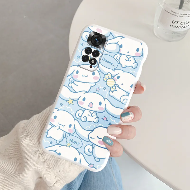 DeinDesign Cover In Silicone Per Xiaomi Redmi Note 11 - Custodia Trasparente Con Design Hello Kitty, Anti-ingiallimento