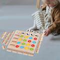 Matching Puzzles Color Direction Puzzle Learning Early Education Montessori Toys for Kids Baby.