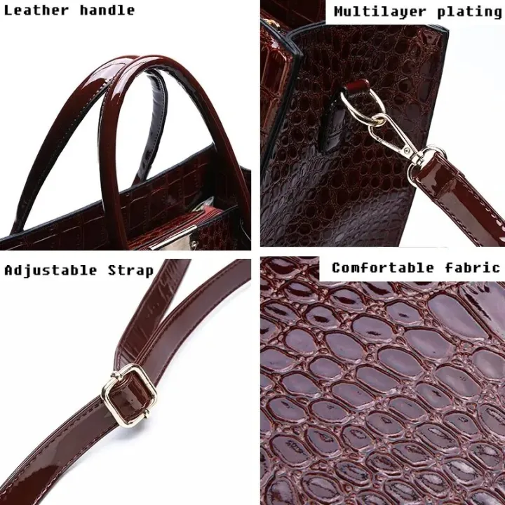Crocodile%20Print%20Women%20Handbags%20Purse%20Tote%20Bags%20Adjustable%20Strap%20Top%20Handle%20Bag%20Large%20Capacity%20Crossbody%20Bags%20Work%20Travel%20Gift%20-%20Image%205