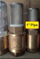 Foot Valve With Filter 1″ Inch Female Check Bulb For 1″ Inch Pipe Fitting Copper Body With Stainless Steel Net Filter For AC DC Water Pump. 