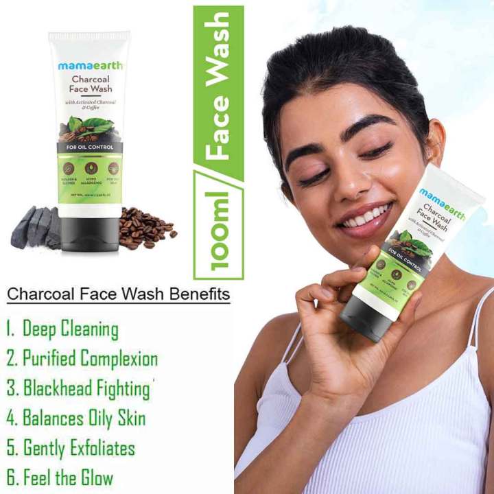 Mamaearth Charcoal Face Wash-100ml