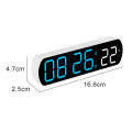 GC Digital Alarm Clock For Bedrooms, 6.5 Inch LED Display Desk Alarm With 3 Levels Brightness Adjustable, Table Clock With Temperature C°/F° Display For Living Room. 