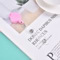 10Pcs Badge Holder Reels Retractable Belt Clip On Retractable ID Card Holders.