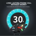 Y70 Motorcycle Bluetooth Helmet Headset V5.3 RGB Colorful Lights Earphone IPX6 Waterproof Support Connecting 2 Phones Same Time. 