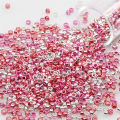 1200Pcs/Tube Metallic Seed Beads Uniform 2.0 Japan Embroidery Glass SeedBeads Charms For Jewelry Making Diy Accessories.