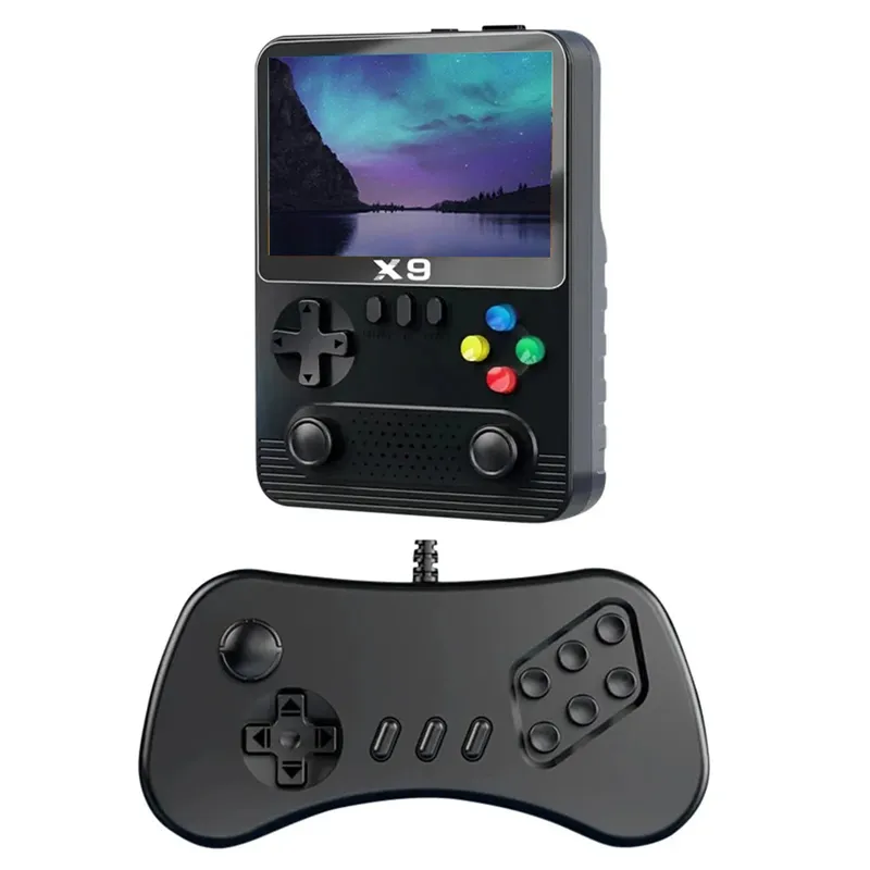 X9 Handheld Game Console 10000+Games Inch Dual Players 2000