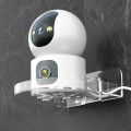 Wall Mount Bracket Adhesive Small Wall Shelf for Security Cameras Speakers Baby Monitor with Threaded Hole.