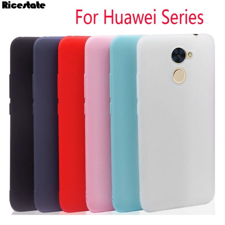 Matte Soft Fundas for Huawei Y7 Prime Enjoy 7 Plus Nova 2 2i Honor 5X 6X 6A 7X P9 P10 P20 Mate 10 Honor 8 P8 lite 2017 case
