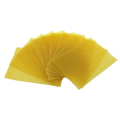 Beeswax Sheets Set Natural Beeswax Sheets Set Kit Beeswax Honeycomb Sheets Wax for Beekeeping Equipment (13.3 X 9cm) 10PCS.