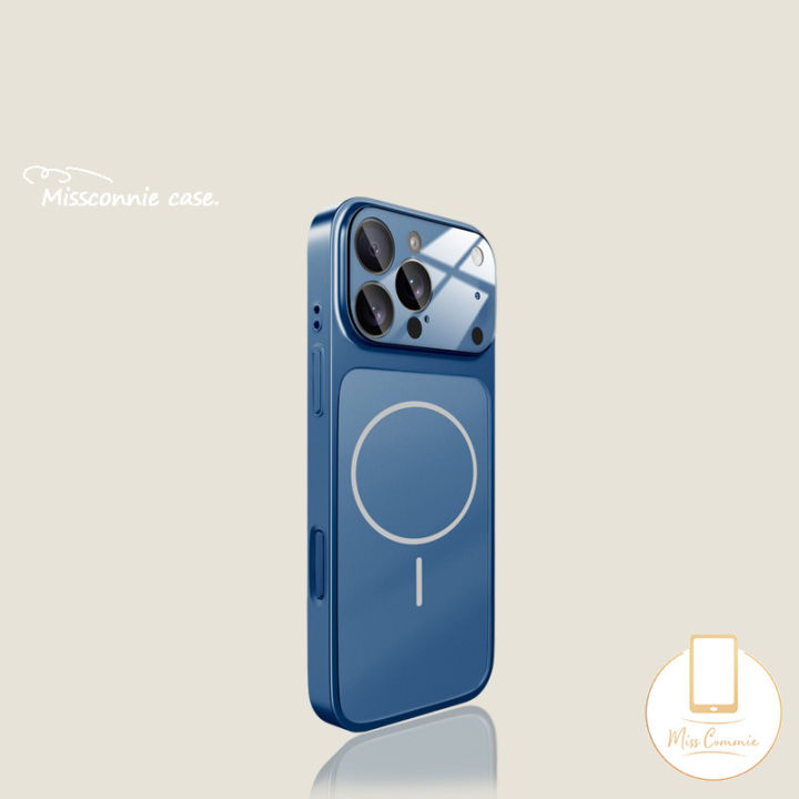 Luxury%20Matte%20Frosted%20Glass%20Magnetic%20Protective%20Cover%20Compatible%20For%20iPhone%2017%20Pro%20Max%20Air%2016%2017%2014%2015%2013%20Pro%20Max%2016%2015%20Pro%20Luxury%20Shockproof%20Gold%20Orange%20Black%20Phone%20Case%20-%20Image%204