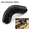 Air Duct Hose, 2.5 Inch 63mm Car Cold Air Turbo Intake Pipe with Adjustable Flexible Height for Universal Vehicles SUV. 