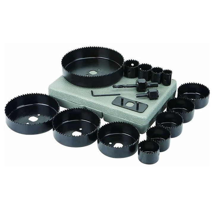 16%20Pieces%20Hole%20Saw%20Set%2019-127mm%20Durable%20Carbon%20Steel%20Hole%20Saw%20Drill%20Bit%20Kit%20With%20Box%20Arbor%20Mandrel%20Hex%20and%20Allen%20Key%20for%20DIY%20Wood%20Plastic%20Drywall%20PVC%20Corn%20-%20Image%202