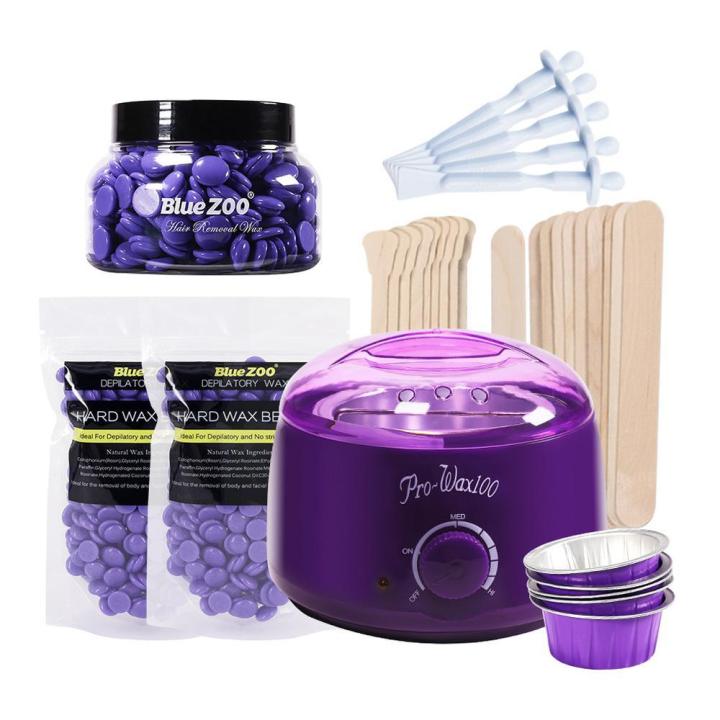 Topsky Waxing Kit, Hair Removal Tool Professional Warmer Wax