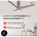 Orient Aeroslim BLDC Motor 48" Smart Inverter Ceiling Fan with IOT, Remote & Under Light (Brown). 