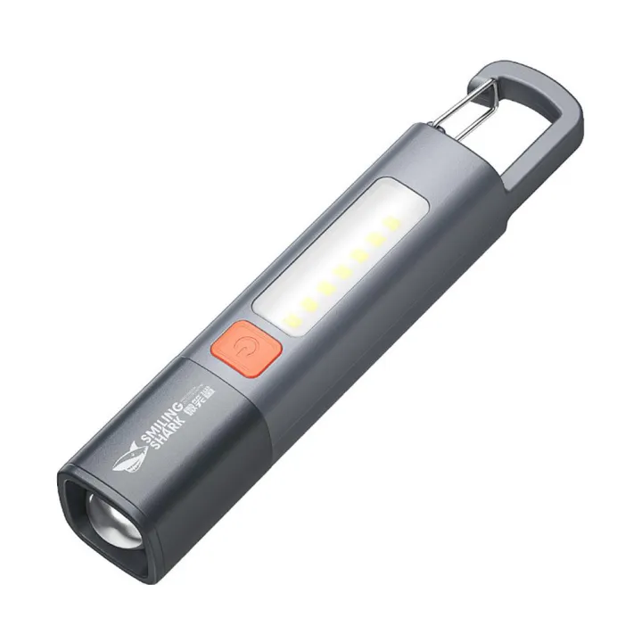 Smiling%20Shark%20SD1023%20LED%20Torch%20Light%20XPE%20Super%20Bright%20Flashlight%20With%20Hook%20Camping%20Light%20USB%20Rechargeable%20Zoomable%20Waterproof%20-%20Image%207