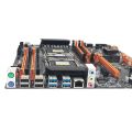 X99 Dual CPU Motherboard-1 x Motherboard-black. 