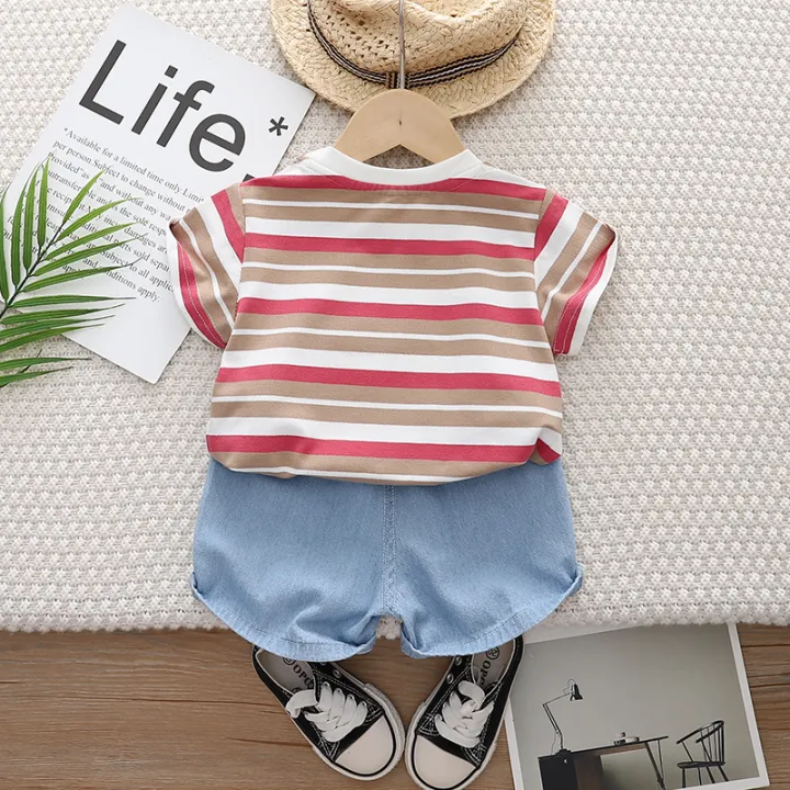 %E3%80%90LuckyBabyFans%20Store%E3%80%91%EF%BC%88NEW%EF%BC%89Children's%20set%20for%20boys%20summer%20stylish%20and%20handsome%20baby%20boy's%20clothing%20Striped%20cartoon%20crocodile%20Top%20shorts%20sets%20-%20Image%204