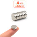 5 pcs x Round (12x3mm) Neodymium Magnet Powerful Disk N35 NdFeB Rare Earth Magnets.