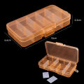 4 Sizes Jewelry Box Organizer Storage Container Plastic Organizer Box with Adjustable Dividers for Beads Art DIY Crafts. 