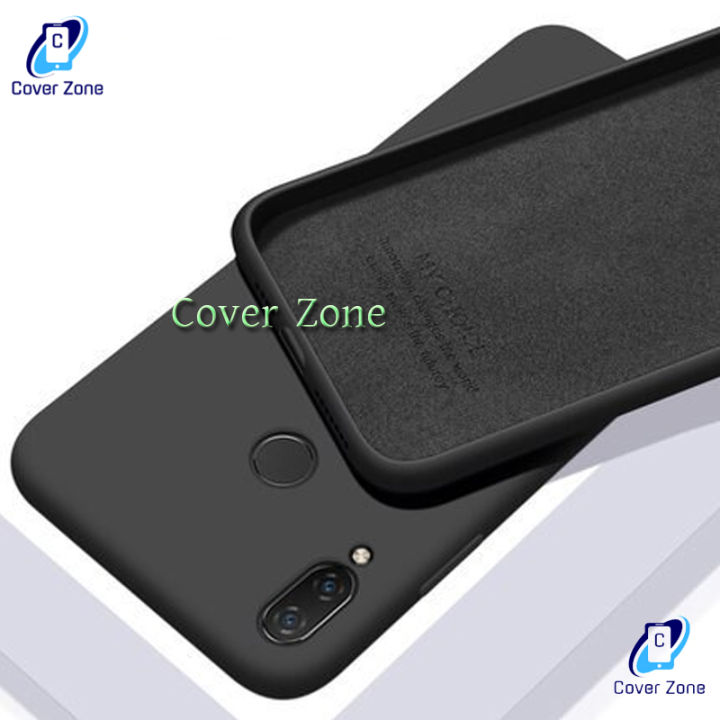 For Huawei nova 3i Matte Finish Silicone with Inside Fiber Cloth Phone Back cover