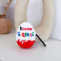 New Trolly Egg KINDER JOY Surprise Soft Silicone Earphone Case For Airpods 1 2 Shockproof Headphone Cover For Airpods Pro Coque.