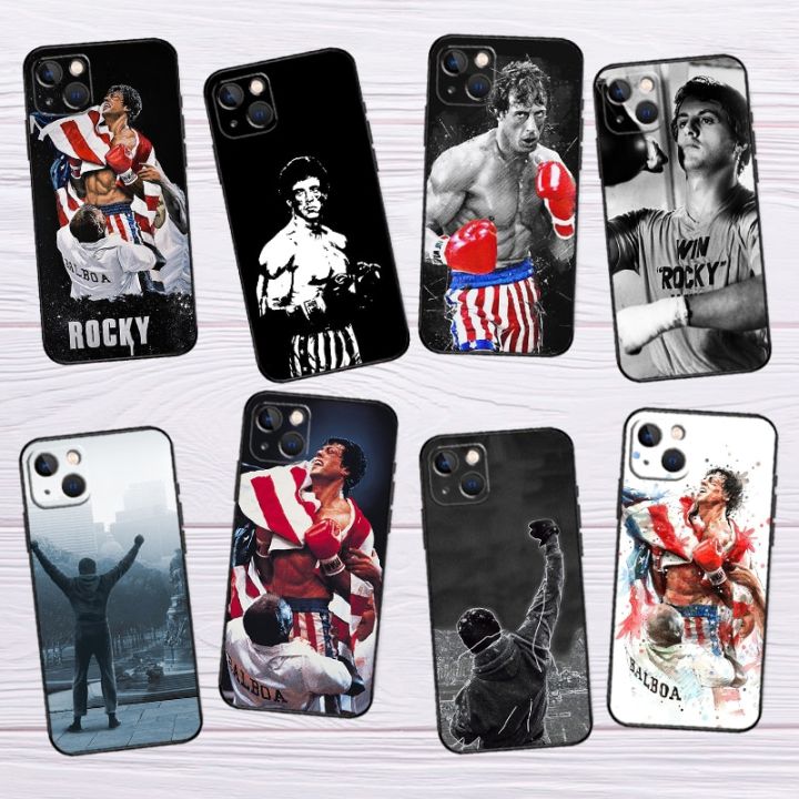 Rocky Balboa Phone Case For iPhone 13 Pro Max 12 Pro Max mini 14 11 Pro Max XS X XR 8 7 Plus Soft Cover