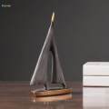 Sailing Boat Decor Sailing Ship Figurine for Dining Room Restaurant Table. 