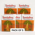 Sandalina Sandal Soap 75gm (05 pcs). 