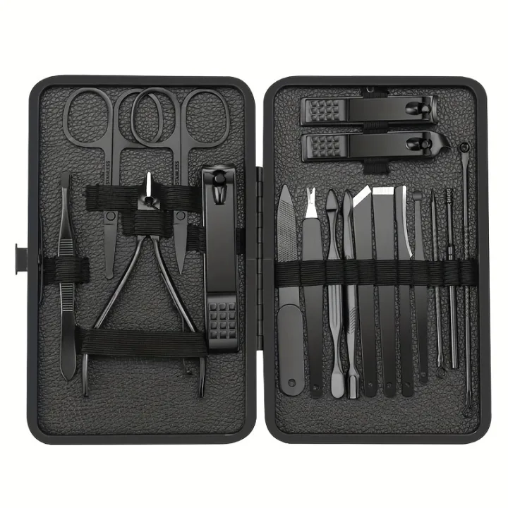 %E3%80%90Customizable%E3%80%91%207/10/18%20Pcs%20Classic%20Black%20Manicure%20Set%20Hand%20Feet%20Facial%20Stainless%20Steel%20Accessories,%20All%20Black%20Nail%20Clippers%20-%20Image%203