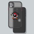 Trend Brand B-BAPE Logo CUte Phone Case For iPhone 15 14 13 12 11 Pro Max mini XS Max XR X 8 7 6 Plus Frosted Translucent Cover. 