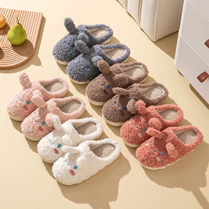 Cartoon%20Anime%20Sanrios%20Cute%20Cinnamoroll%20Plush%20Shoes%20host%20Home%20Slippers%20Kawaii%20Keep%20Warm%20Funny%20Household%20Women%20Cotton%20-%20Image%205