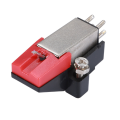 For LP Gramophone Moving Magnet Phonograph Turntable Cartridge with Stereo Stylus Needle Vinyl Record Player Needle Easy to Use. 