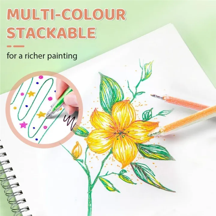 Glitter%20Gel%20Pen%20Kit%20Glitter%20Gel%20Pen%20Artist%20Colored%20Gel%20Markers%20Neon%20Pens%20for%20and%20Drawing%20B%20-%20Image%2010