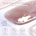 Harunouta 20Tips Holographics Semi-cured Nail Gel Wraps Press On Nails Gel Polish Nail Stickers Nail Charms Full Cover Nails. 