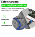 Uonevic USB Charging Micro Fast Charging Cable A USB Fast Micro Weaving 4A 3Vooc [Fast 2025 New Delivery].0 USBndroid Electrical Cable Data Cable Charging Cable New Product. 
