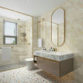 Self-adhesive Marble Imitation Tile Wall Stickers Kitchen Bathroom Background Wall Decoration Waterproof Floor Sticker Wallpaper. 