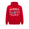 Science Doesn't Care What You Believe In Sarcastic Humor Funny Sportswear Men Fall Streetwear Hip Hop Harajuku Hoodies Men Homme.