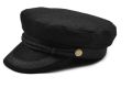 【beauty code store】Military Hat Black Hats For Women Ladies Military Flat Top Hat Cap Female Gorras Woman British Navy.